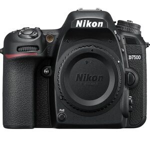 Nikon D7500 Black DSLR Camera Body Bundle